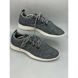 Allbirds Mens Wool Runners Size 14 Gray & White Eco-Friendly Sneakers